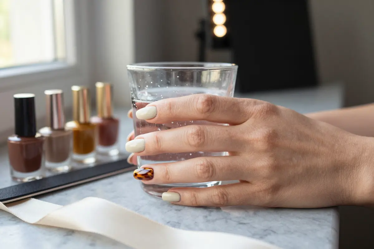 11. Creamy Oat with Matte Tortoiseshell Accents