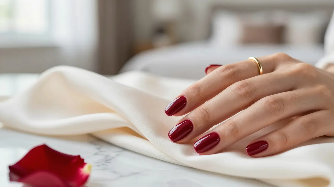 12 Modern Ways to Wear Dark Cherry Red Nails This Season