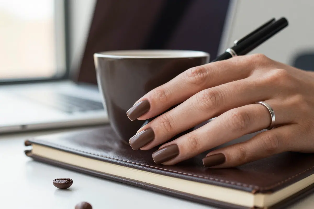 3. Monochromatic Matte Espresso
